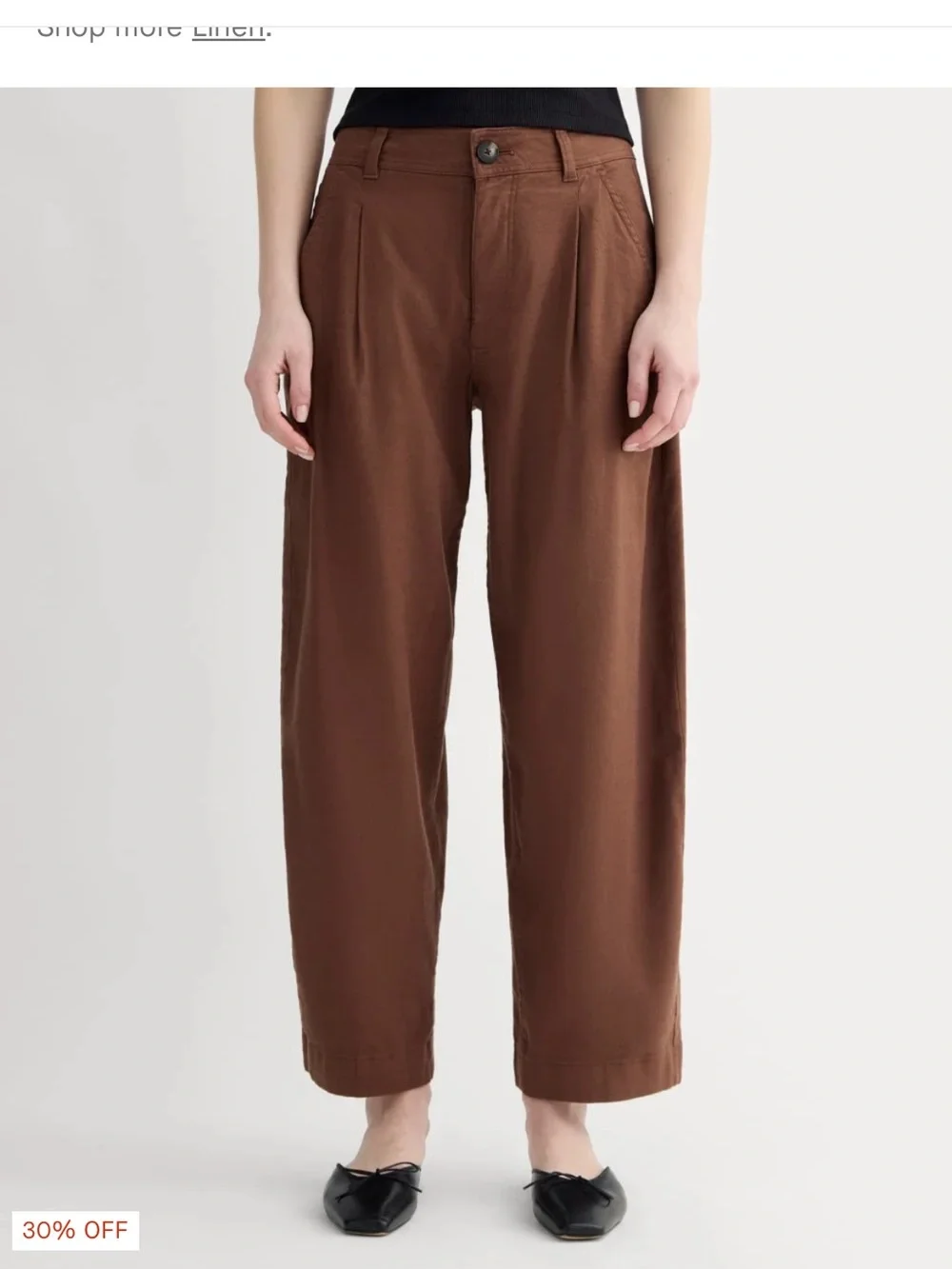 Everywhere pant in stretch linen